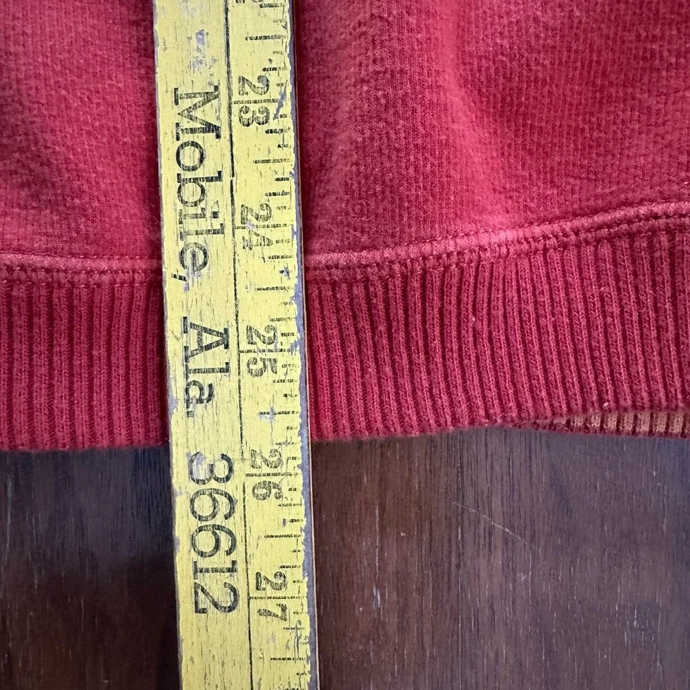 Tommy‎ Bahama 1/4 Zip Pullover Orange Rust Large/XLarge Sweatshirt Casual Top